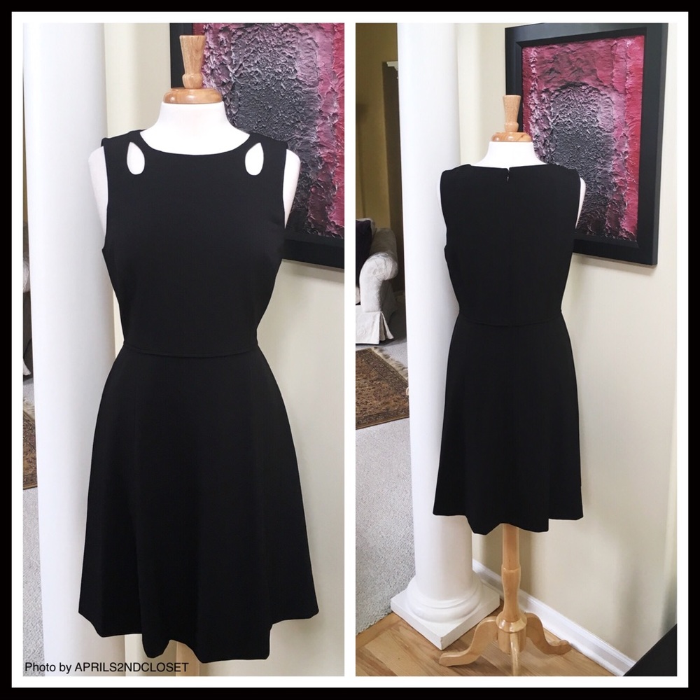 TAHARI LBD A-LINE FIT-AND-FLARE DRESS - Picture 3 of 7